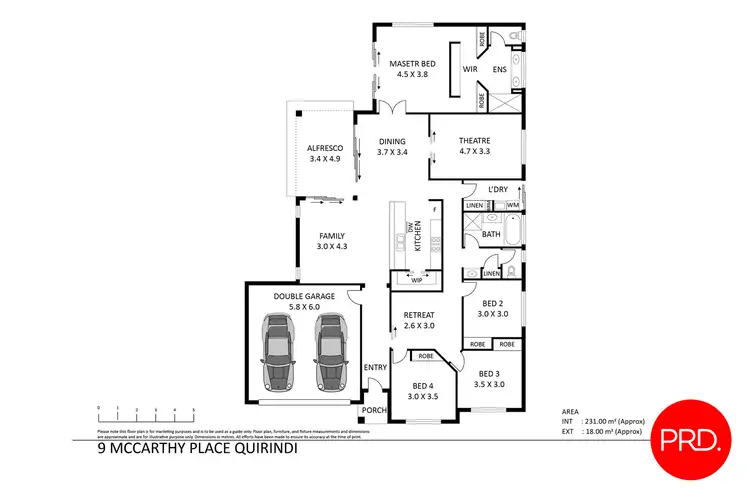 Floorplan of Homely house listing, 9 McCarthy Place, Quirindi NSW 2343