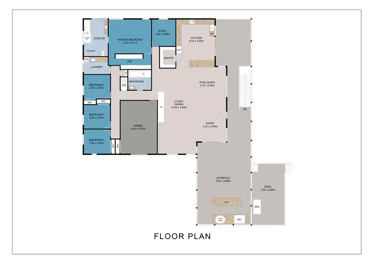 Floorplan of Homely house listing, 63 Talus Drive, Mount Richon WA 6112
