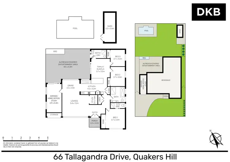 Floorplan of Homely house listing, 66 Tallagandra Drive, Quakers Hill NSW 2763