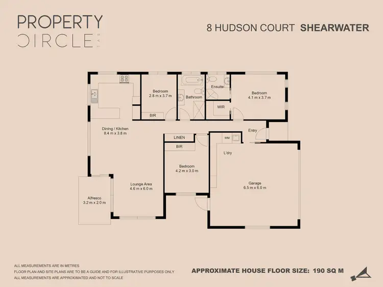 Floorplan of Homely house listing, 8 Hudson Court, Shearwater TAS 7307