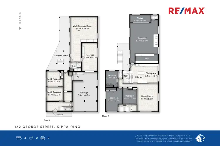 Floorplan of Homely house listing, 162 George Street, Kippa-Ring QLD 4021