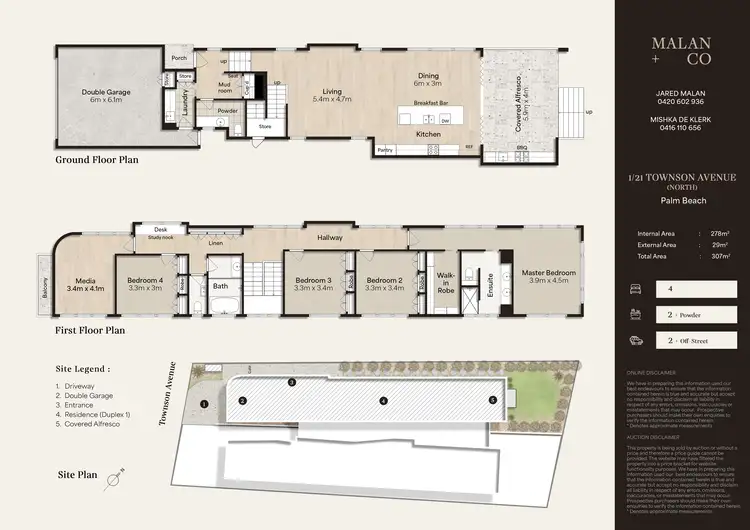 Floorplan of Homely house listing, 21A Townson Avenue, Palm Beach QLD 4221