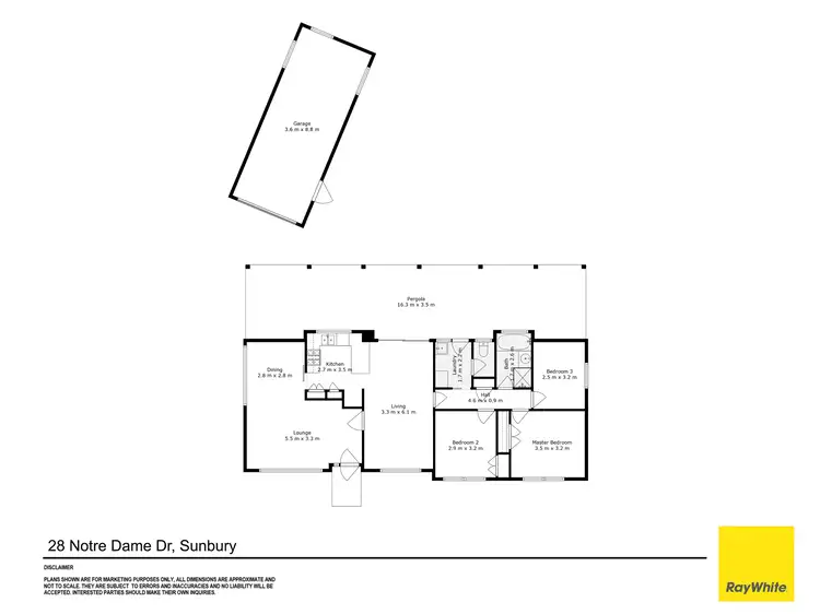 Floorplan of Homely house listing, 28 Notre Dame Drive, Sunbury VIC 3429