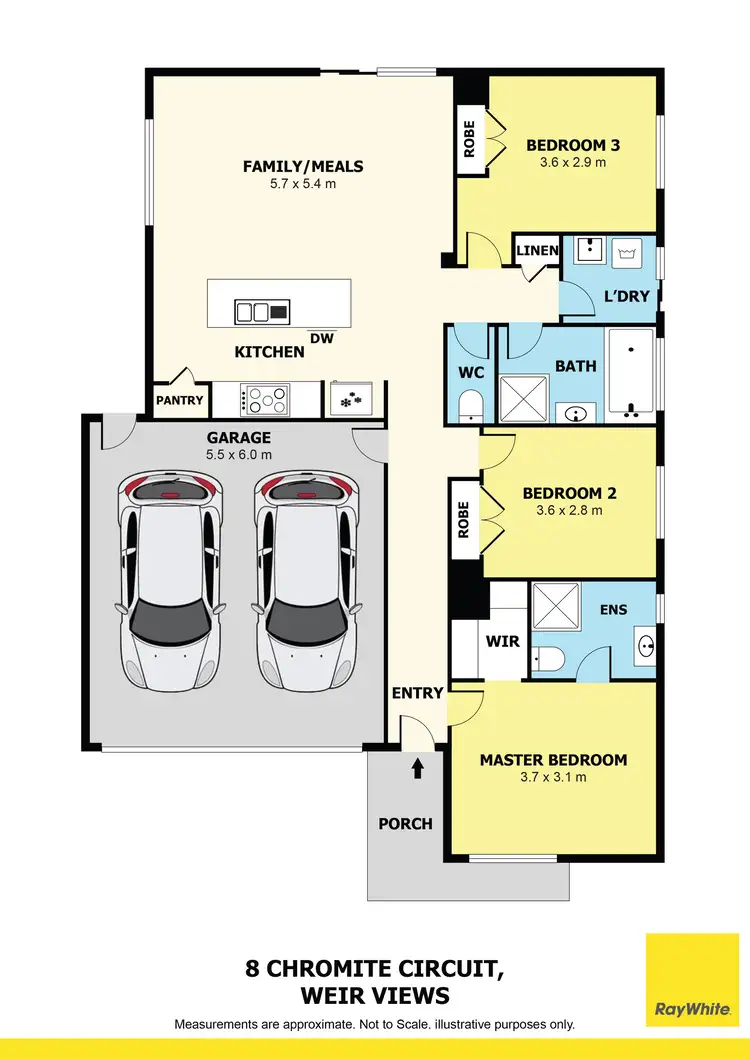 Floorplan of Homely house listing, 8 Chromite Circuit, Weir Views VIC 3338