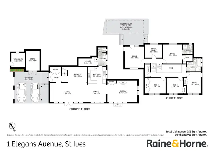 Floorplan of Homely house listing, 1 Elegans Avenue, St Ives NSW 2075