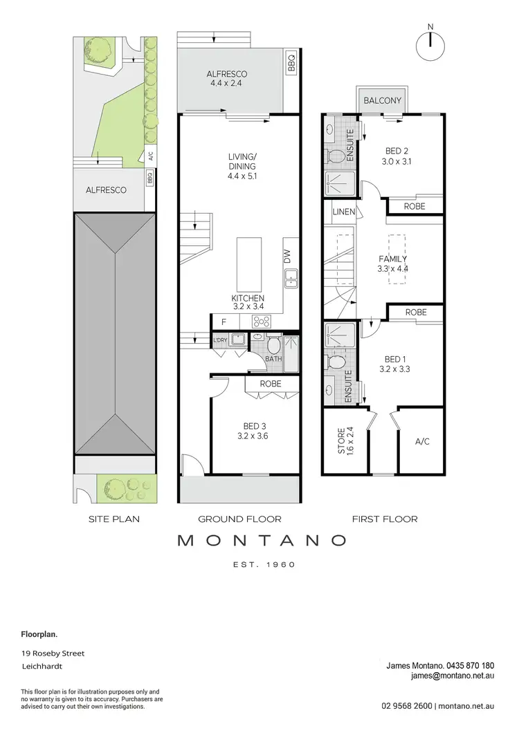 Floorplan of Homely house listing, 19 Roseby Street, Leichhardt NSW 2040