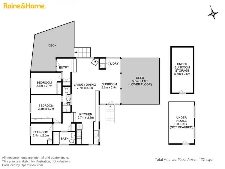 Floorplan of Homely house listing, 4 Baringa Road, Taroona TAS 7053