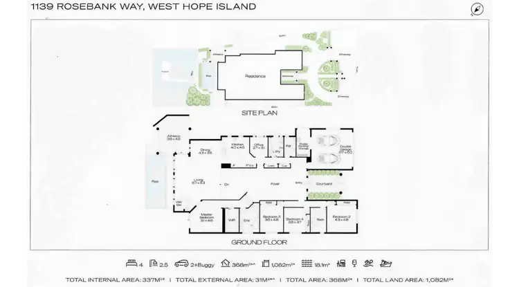 Floorplan of Homely house listing, 1139 Rosebank Way, Hope Island QLD 4212