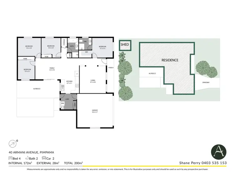 Floorplan of Homely house listing, 40 Armani Avenue, Pimpama QLD 4209