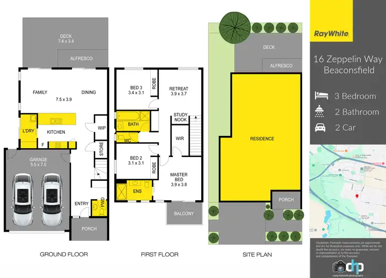Floorplan of Homely house listing, 16 Zeppelin Way, Beaconsfield VIC 3807