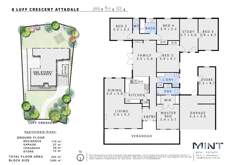 Floorplan of Homely house listing, 8 Luff Crescent, Attadale WA 6156