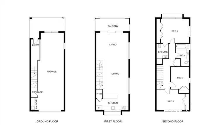 Floorplan of Homely townhouse listing, 66/27 Turva Avenue, Tarneit VIC 3029