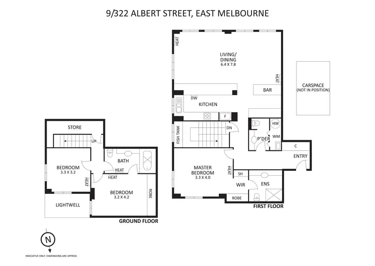 Floorplan of Homely apartment listing, 9/322 Albert Street, East Melbourne VIC 3002