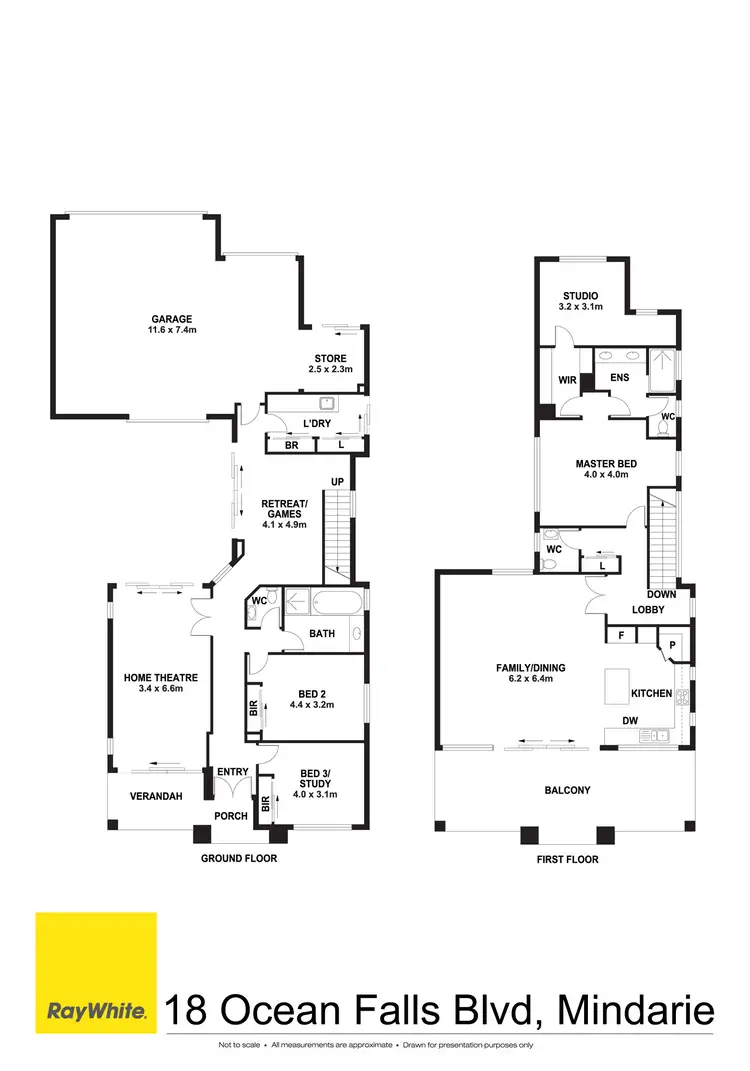 Floorplan of Homely house listing, 18 Ocean Falls Boulevard, Mindarie WA 6030