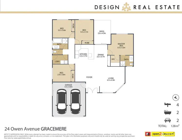 Floorplan of Homely house listing, 24 Owen Avenue, Gracemere QLD 4702