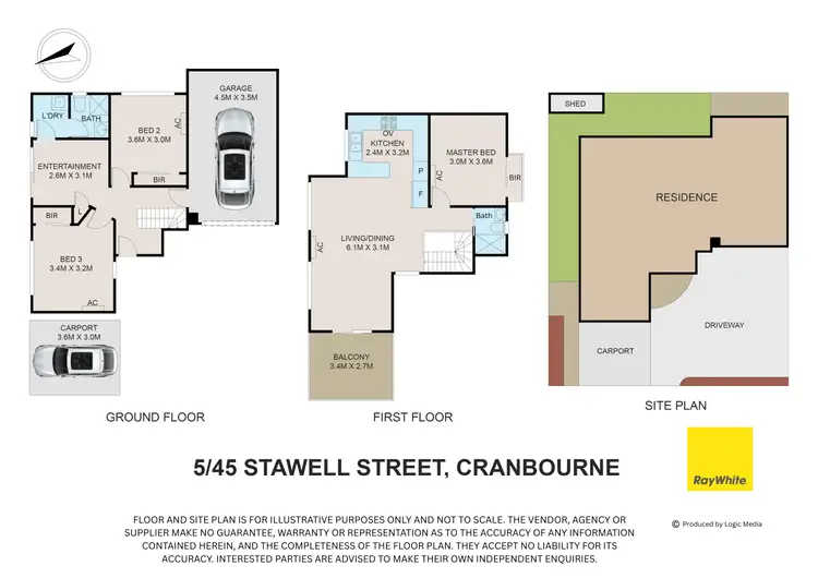 Floorplan of Homely house listing, 5/45 Stawell Street, Cranbourne VIC 3977