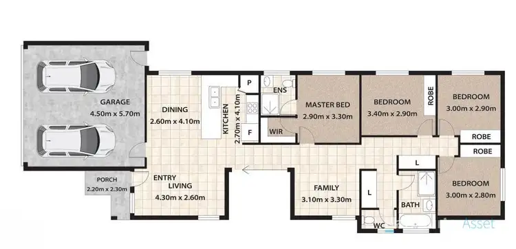 Floorplan of Homely house listing, 42 Walter Williams Crescent, Redbank Plains QLD 4301