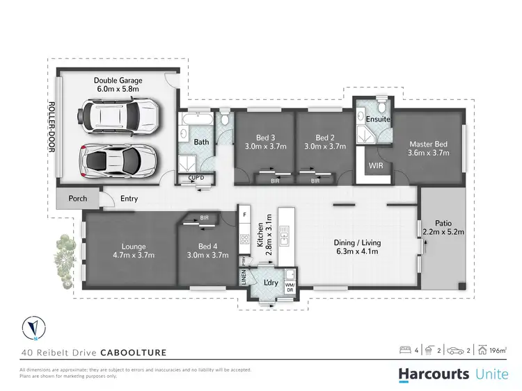 Floorplan of Homely house listing, 40 Reibelt Drive, Caboolture QLD 4510