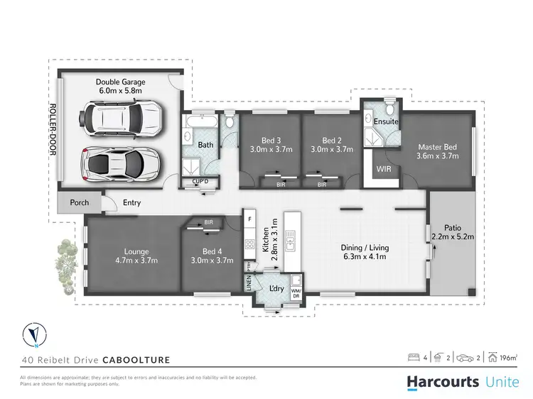 Floorplan of Homely house listing, 40 Reibelt Drive, Caboolture QLD 4510