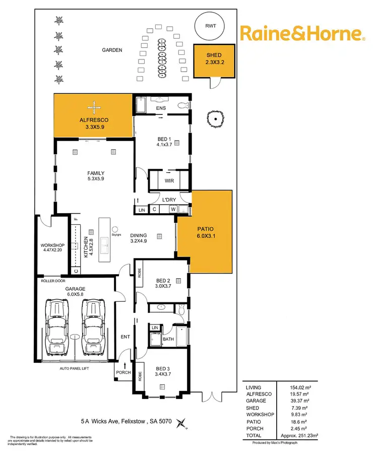 Floorplan of Homely house listing, 5A Wicks Avenue, Felixstow SA 5070