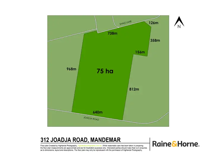 Floorplan of Homely land listing, 'St Barbara' 480 Joadja Road, Mandemar NSW 2575