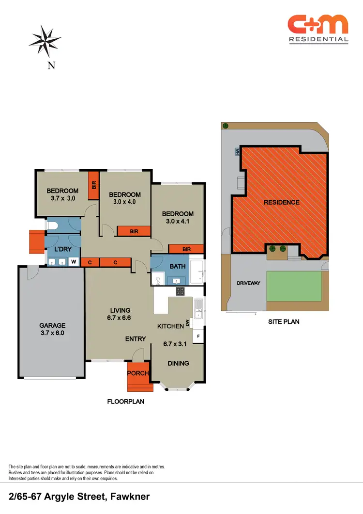 Floorplan of Homely house listing, 2/65-67 Argyle Street, Fawkner VIC 3060