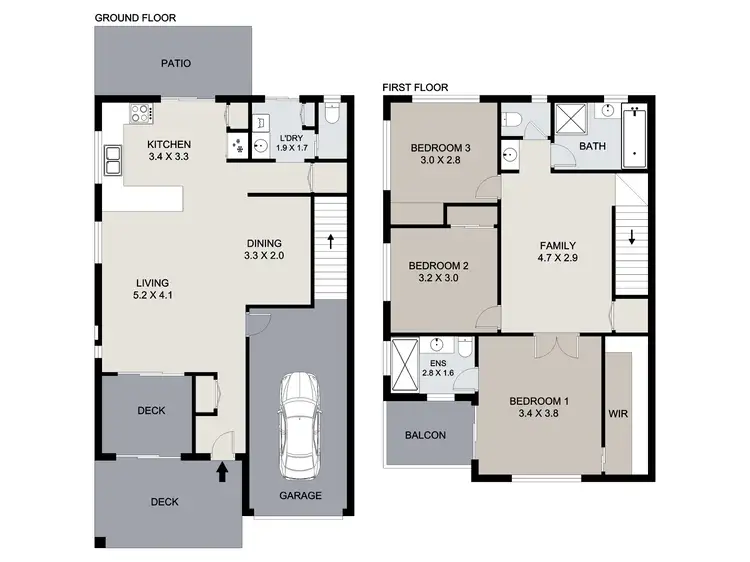 Floorplan of Homely townhouse listing, 5/29 Ann Street, South Gladstone QLD 4680