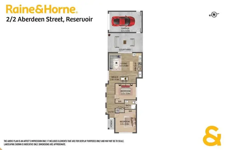 Floorplan of Homely unit listing, 2/2 Aberdeen Street, Reservoir VIC 3073