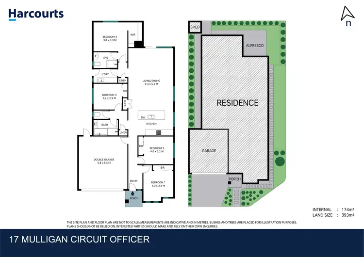 Floorplan of Homely house listing, 17 Mulligan Circuit, Officer VIC 3809