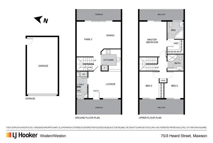 Floorplan of Homely house listing, 75/3 Heard Street, Mawson ACT 2607