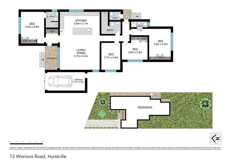 Floorplan of Homely house listing, 13 Woniora Road, Hurstville NSW 2220