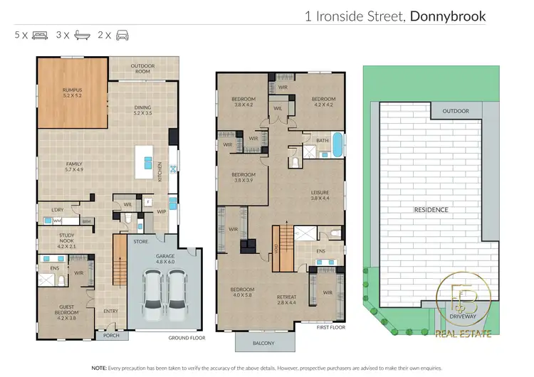 Floorplan of Homely house listing, 1 Ironside Street, Donnybrook VIC 3064