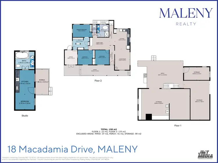 Floorplan of Homely house listing, 18 Macadamia Drive,, Maleny QLD 4552