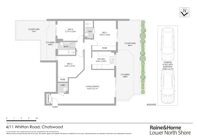 Floorplan of Homely apartment listing, 4/11 Whitton Road, Chatswood NSW 2067