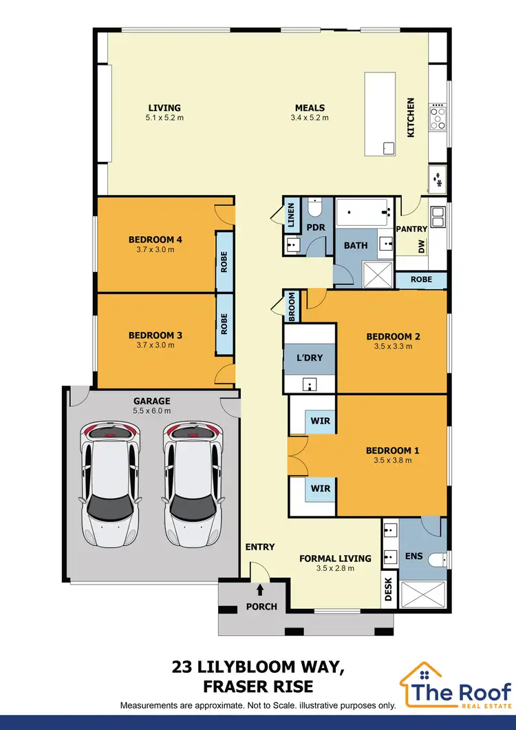 Floorplan of Homely house listing, 23 Lilybloom Way, Fraser Rise VIC 3336