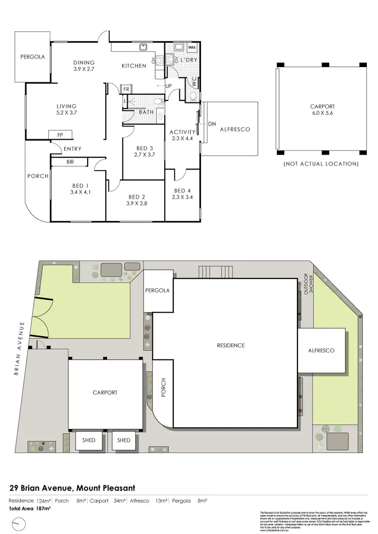 Floorplan of Homely house listing, 29 Brian Avenue, Mount Pleasant WA 6153