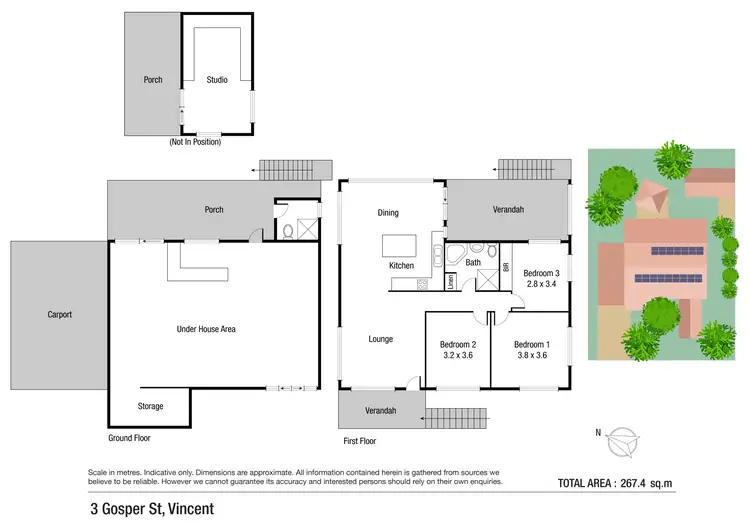 Floorplan of Homely house listing, 3 Gosper Street, Vincent QLD 4814