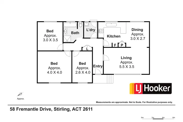 Floorplan of Homely house listing, 58 Fremantle Drive, Stirling ACT 2611