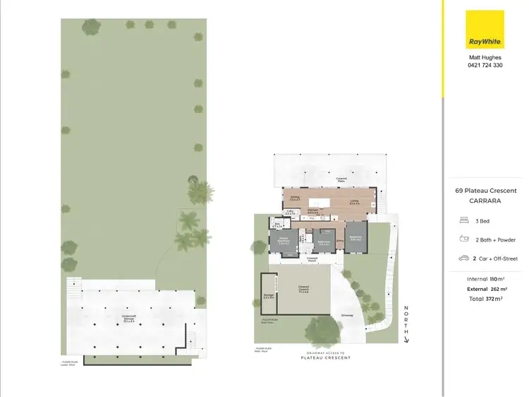 Floorplan of Homely house listing, 69 Plateau Crescent, Carrara QLD 4211