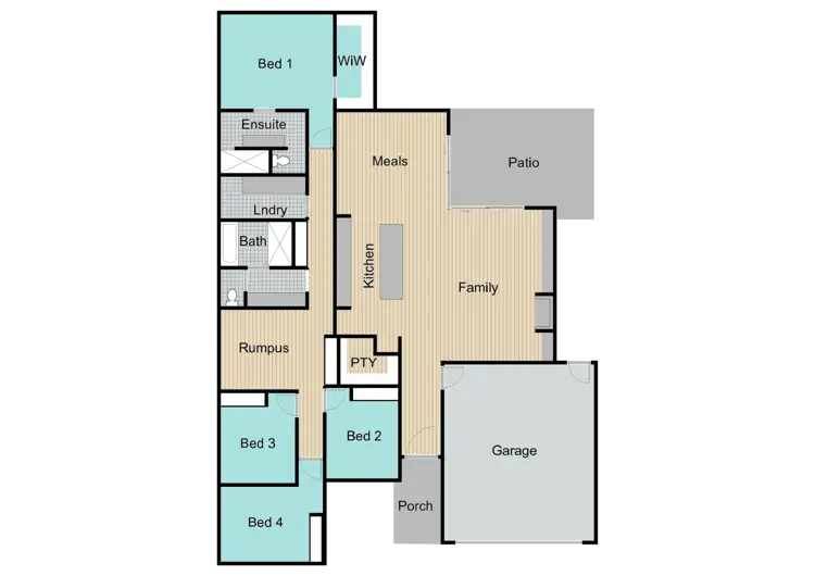 Floorplan of Homely house listing, 12 Kirkwood Place, Dubbo NSW 2830