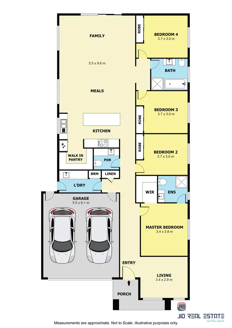 Floorplan of Homely house listing, 16 Dibiase Grove, Thornhill Park VIC 3335