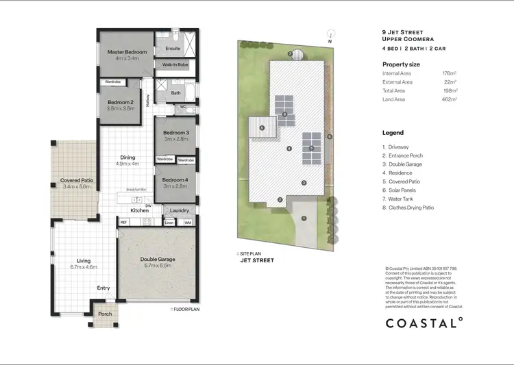 Floorplan of Homely house listing, 9 Jet Street, Upper Coomera QLD 4209