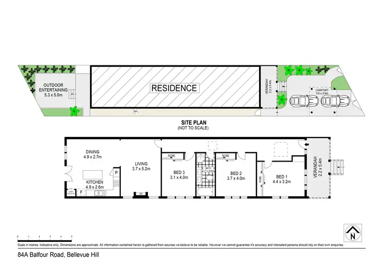 Floorplan of Homely house listing, 84A Balfour Road, Bellevue Hill NSW 2023