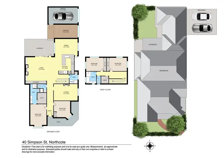 Floorplan of Homely house listing, 40 Simpson Street, Northcote VIC 3070