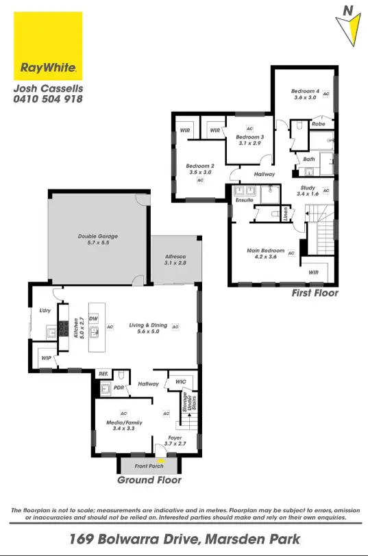 Floorplan of Homely house listing, 169 Bolwarra Drive, Marsden Park NSW 2765