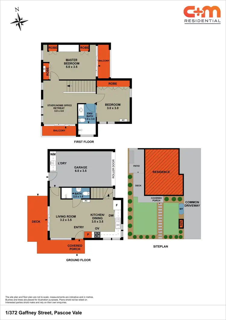 Floorplan of Homely townhouse listing, 1/372 Gaffney Street, Pascoe Vale VIC 3044