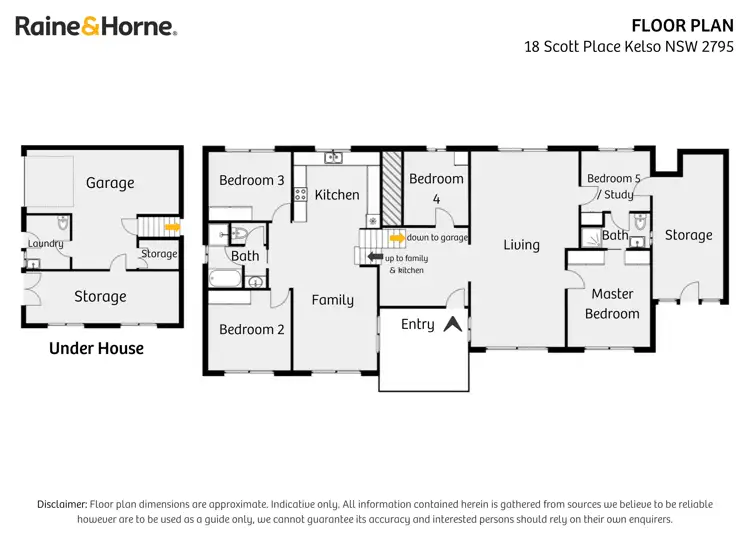 Floorplan of Homely house listing, 18 Scott Place, Kelso NSW 2795