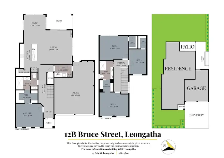 Floorplan of Homely townhouse listing, 12B Bruce Street, Leongatha VIC 3953
