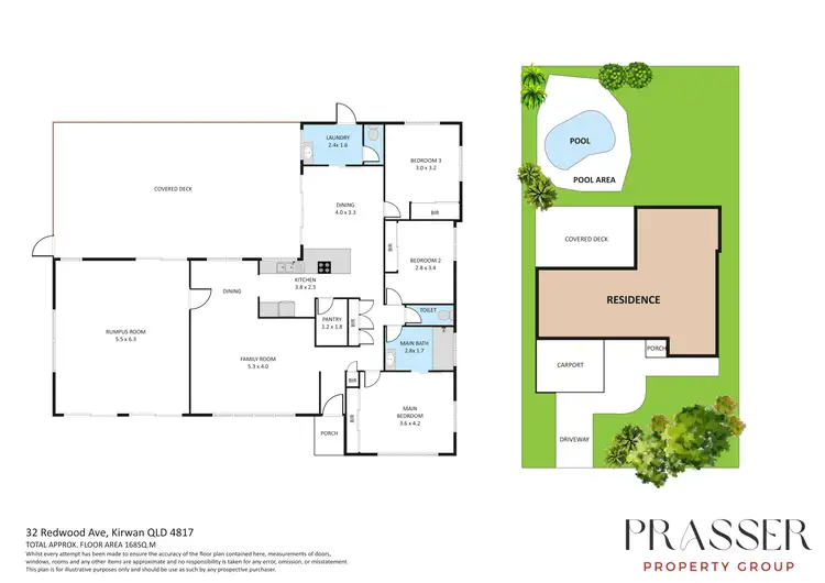 Floorplan of Homely house listing, 32 Redwood Avenue, Kirwan QLD 4817