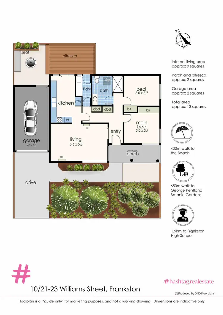 Floorplan of Homely unit listing, 10/21-23 Williams Street, Frankston VIC 3199